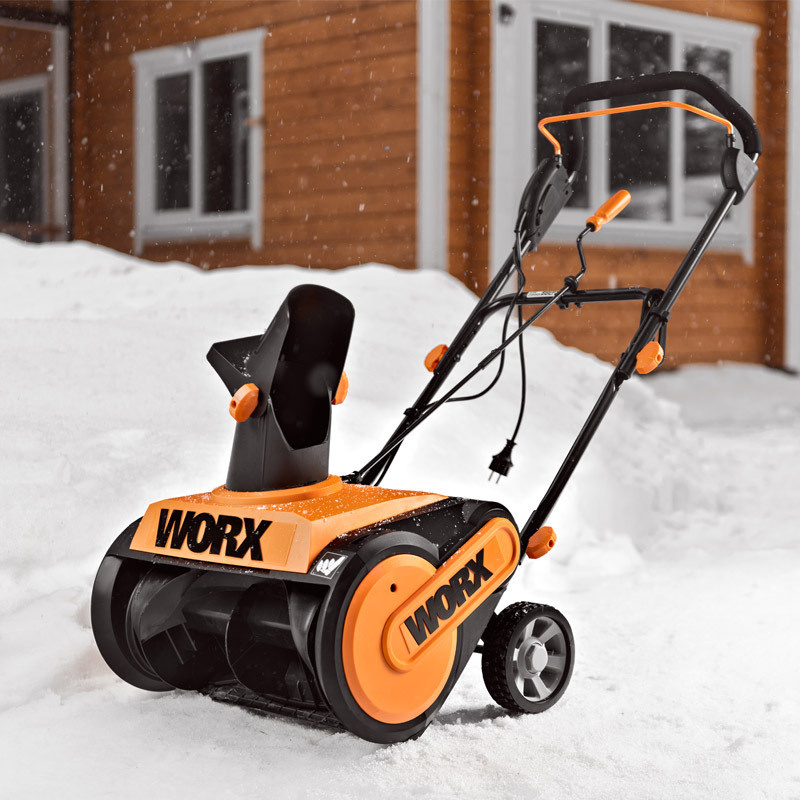 Электрический снегоуборщик WORX WG450E, 220 В, 1600 Вт, ширина захвата 46см  #1