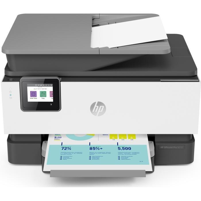 МФУ HP Officejet Pro 9010 3UK83B принтер/сканер/копир/факс A4, 22/18 стр/мин, дуплекс, ADF, USB, LAN, #1