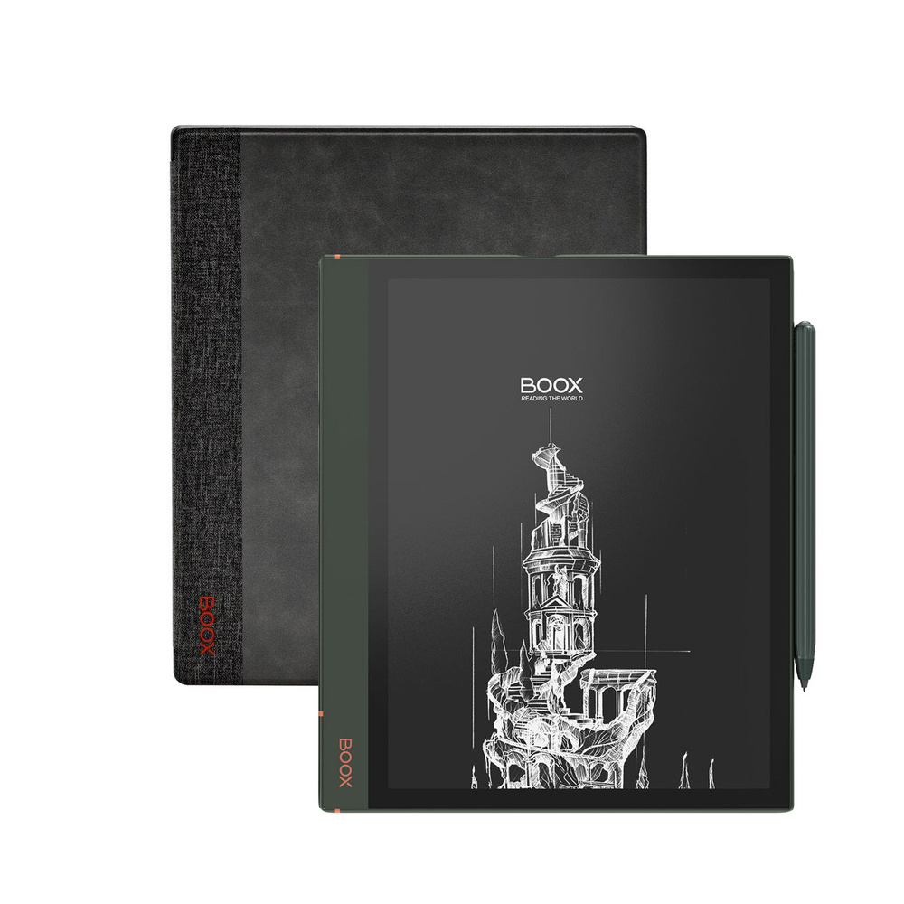 Электронная книга ONYX BOOX Note Air 2 Plus темно-зеленый с чехлом-подставкой  #1