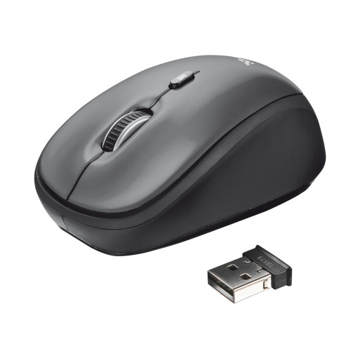 Trust Мышь беспроводная Wireless Mouse Yvi Black (18519), черный #1