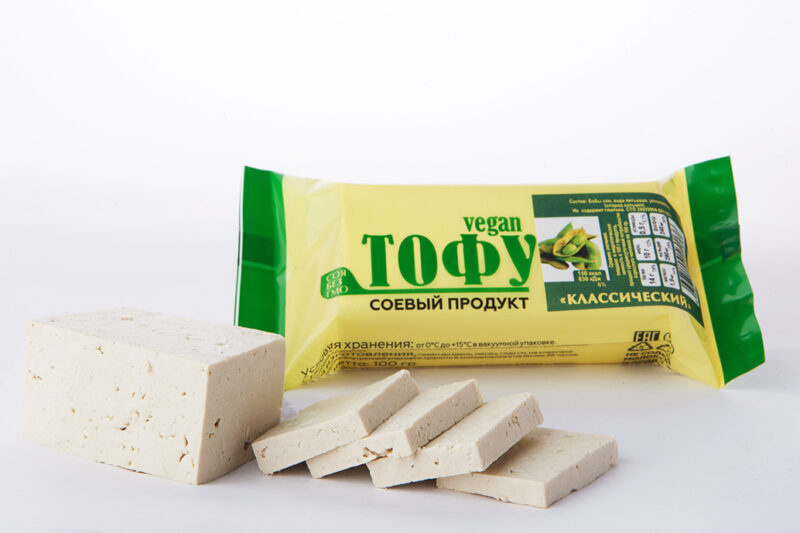 Тофу классический натуральный ЭкоСояПро, соевый сыр, соевый творог, растительный продукт, веган, 6 штук #1