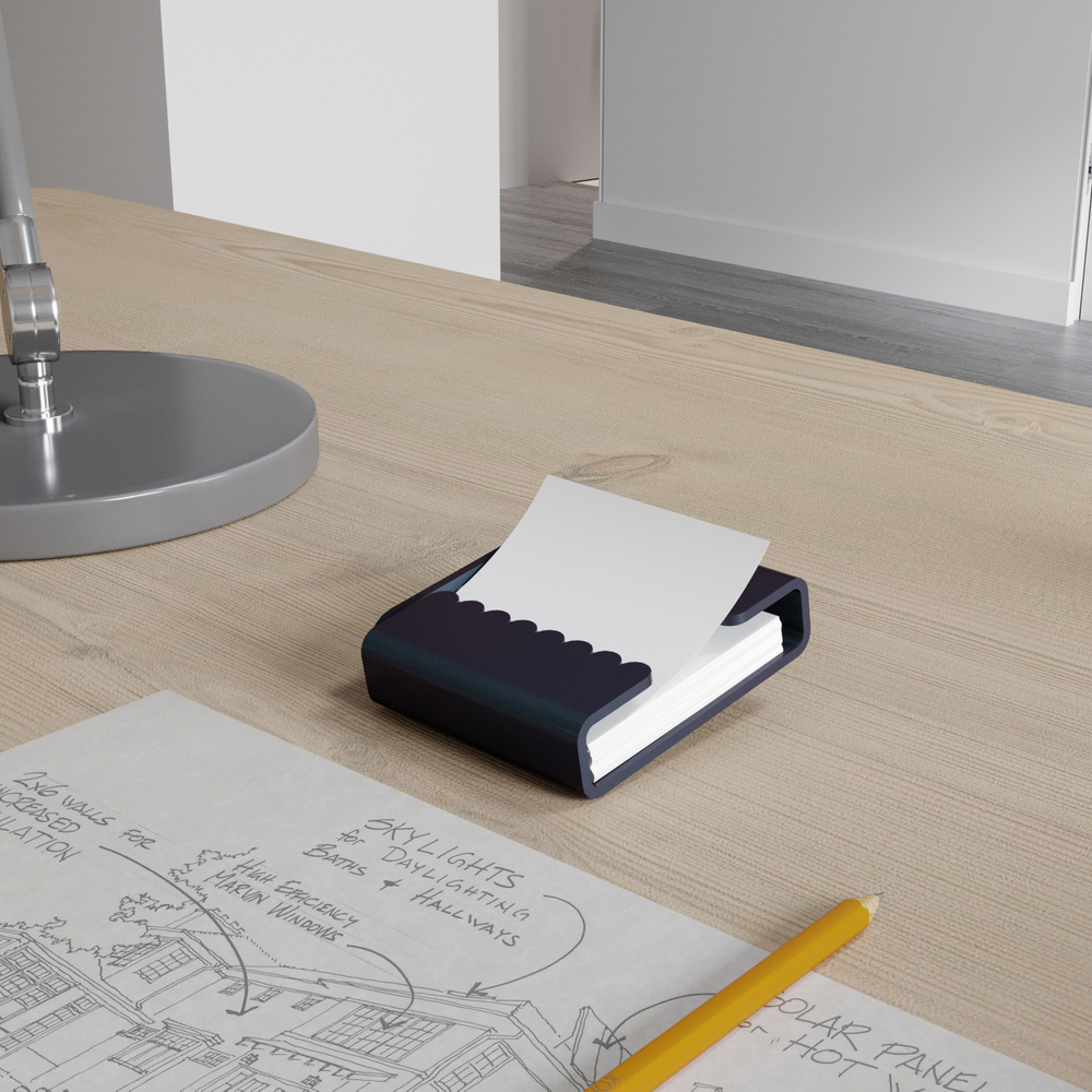 Металлическая подставка канцелярская для бумажного блока для стикеров и ...