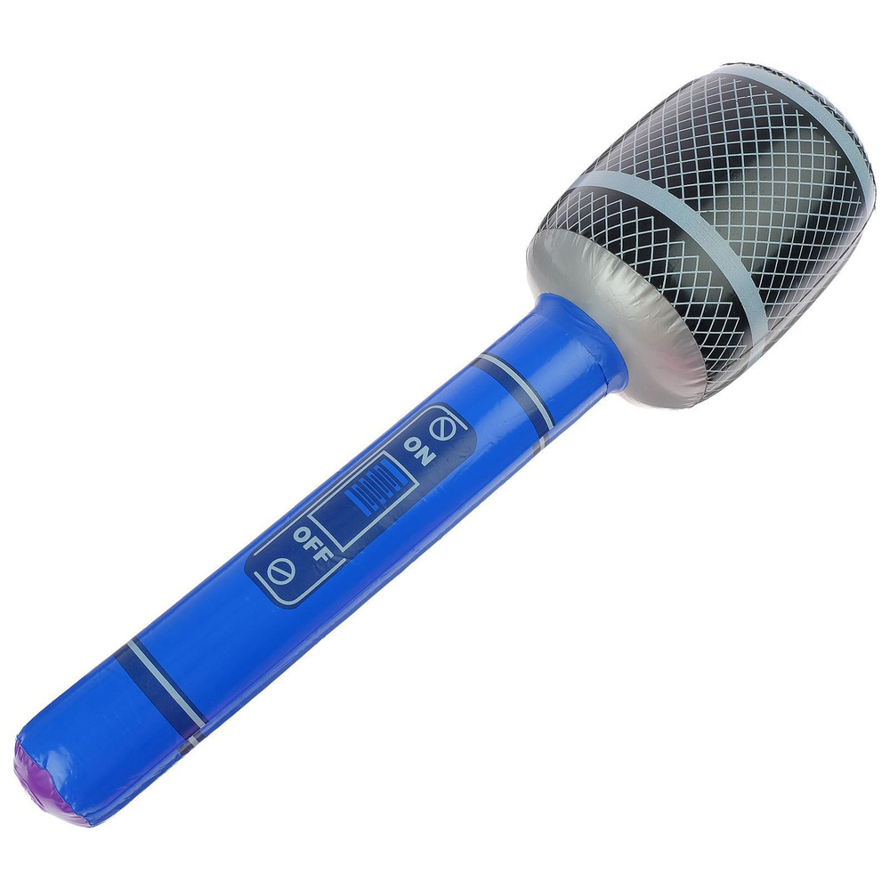 Игрушка надувная "Микрофон", со звуком, высота 65 см, цвет в ассортименте  #1