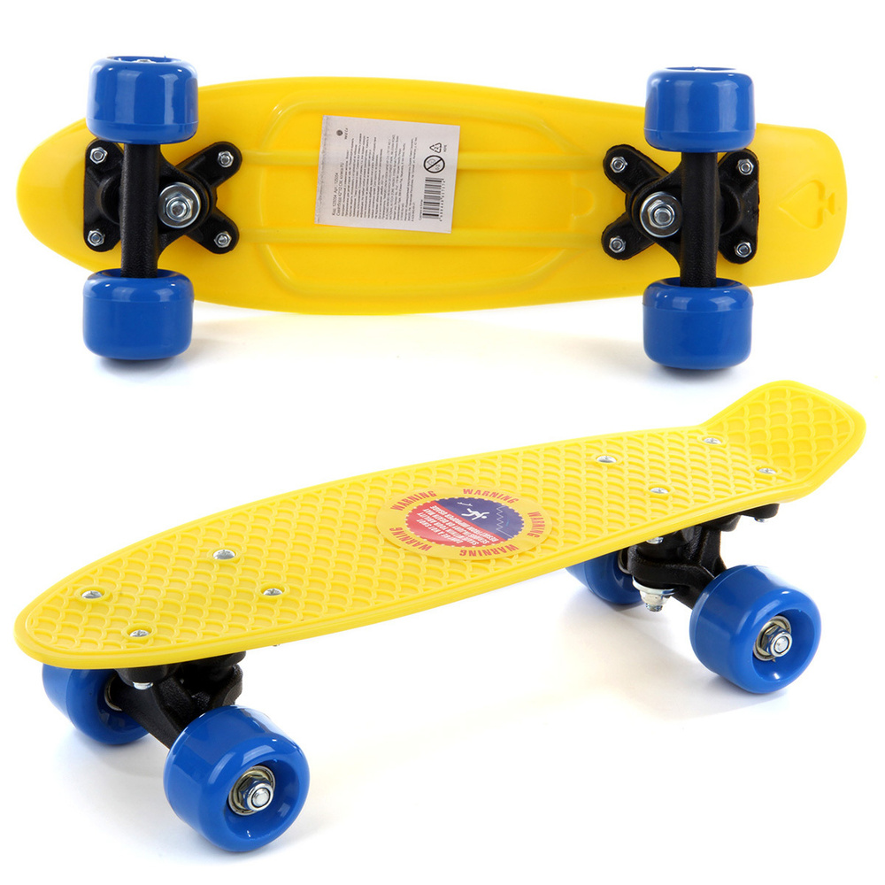 Детский скейтборд 41*14 см, PU колеса, Veld Co / Пенни борд / Пластиковая доска для катания  #1