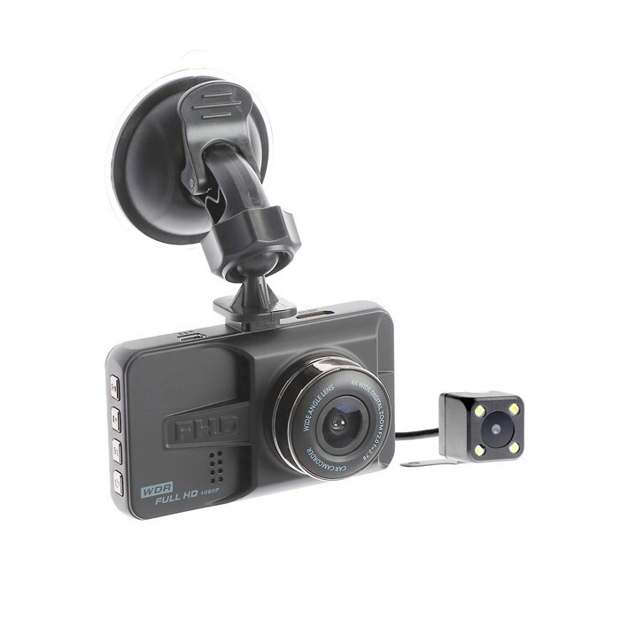 Видеорегистратор Cartage 2 камеры, HD 1920x1080P, TFT 3.0, обзор 160 #1