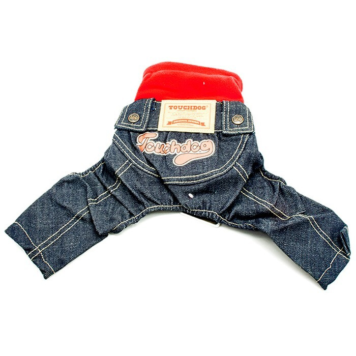 Одежда для животных, штаны - Touchdog, (джинса) XS 22см, 1 шт. #1