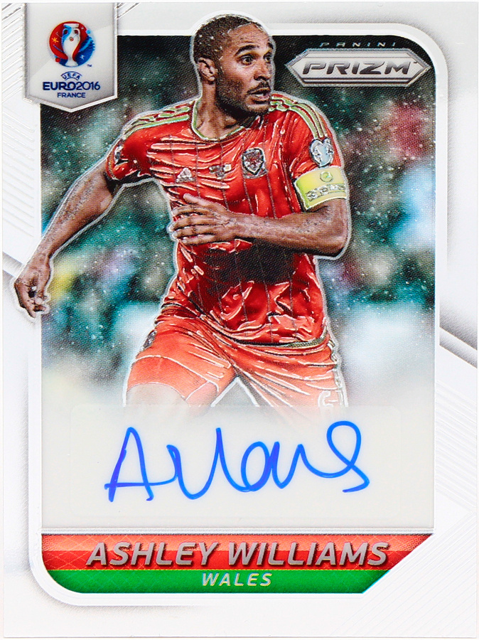 Коллекционная карточка Panini Prizm UEFA EURO 2016 France - #S-AW Ashley Williams  #1