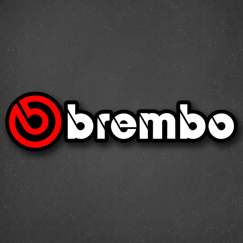 Наклейка на авто "Надпись - Brembo" 24x6 см #1