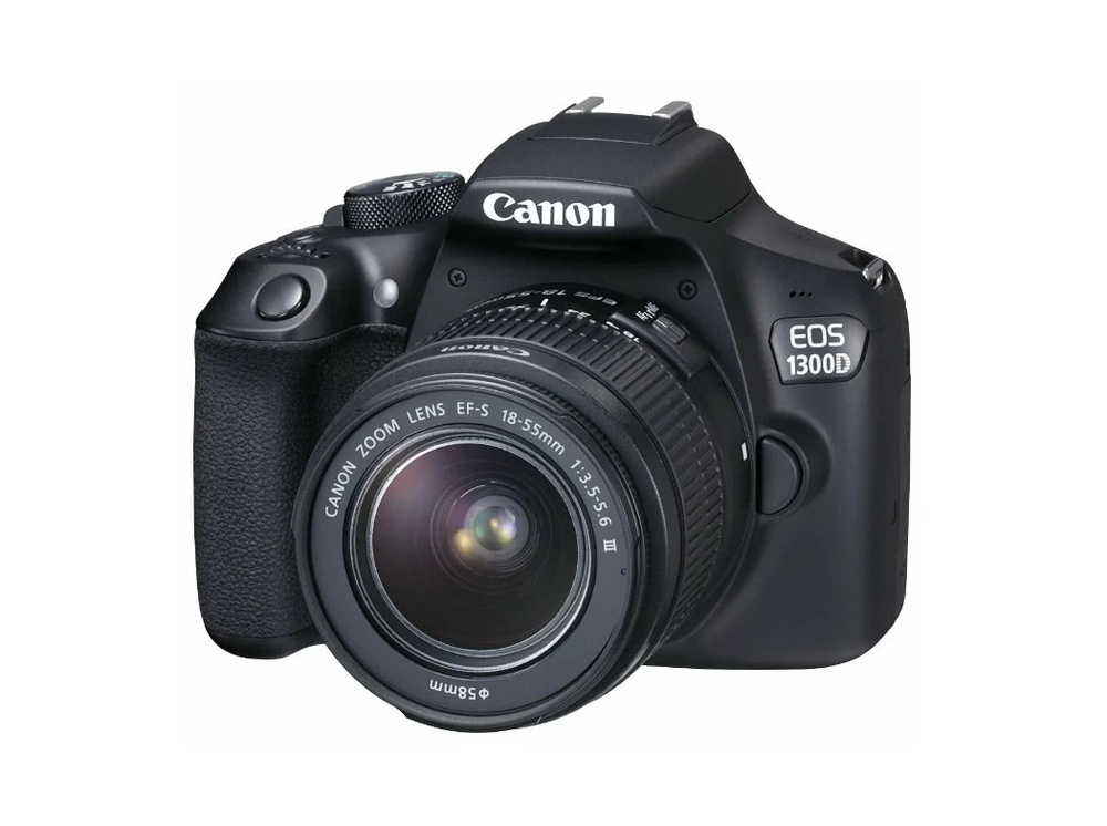 Фотоаппарат Canon EOS 1300D Kit 18-55mm f/3.5-5.6 DC III #1