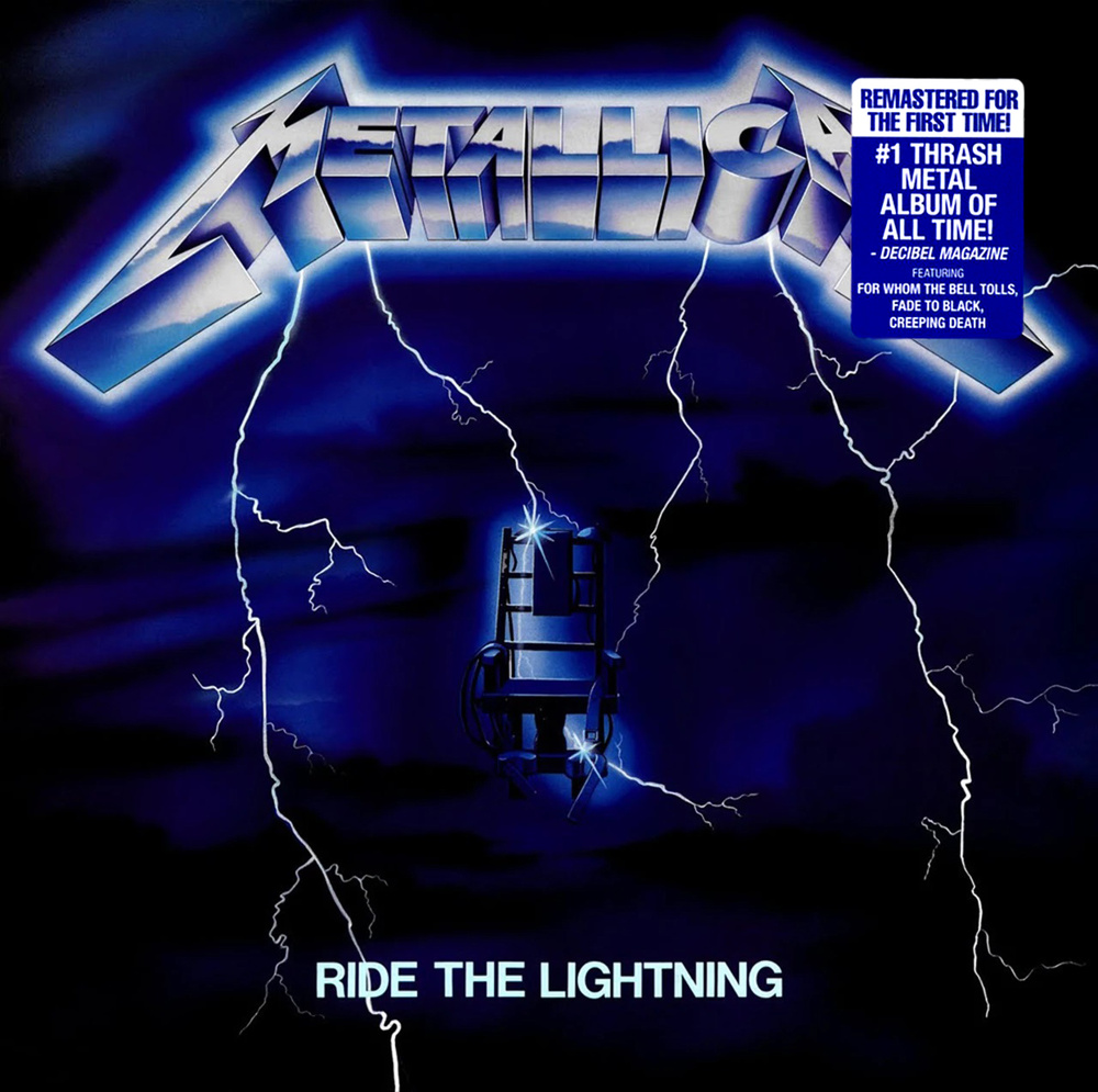 Metallica. Ride The Lightning (LP), 180g, Remastered, Blackened Recordings - новая запечатанная виниловая #1