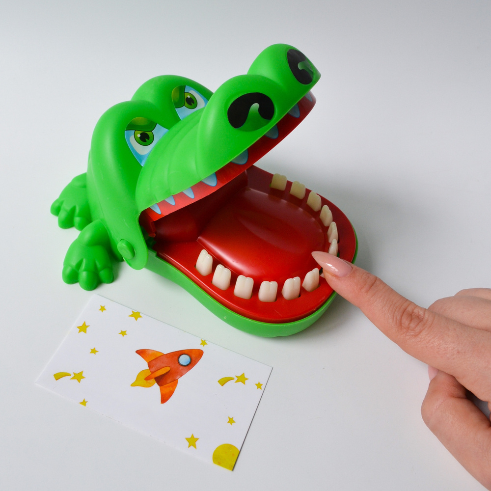 Игрушка Безумный зубастый крокодил Опасный зубастик настольная игра для всей семьи  #1