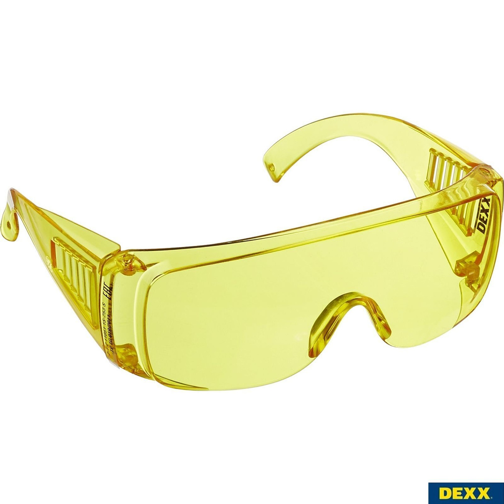 DEXX желтые, с боковой вентиляцией, очки защитные открытого типа 11051_z02  #1