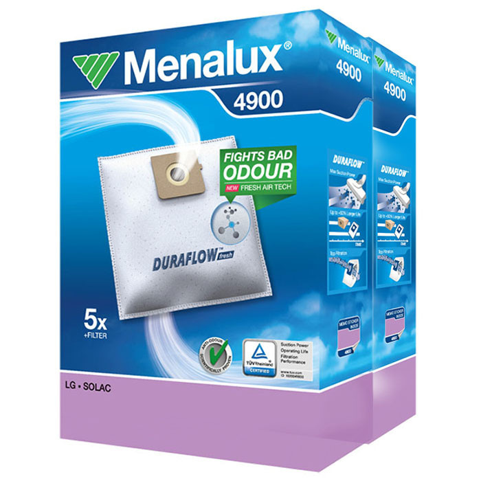 Синтетические мешки для пылесоса LG Menalux 4900, 10 штук #1