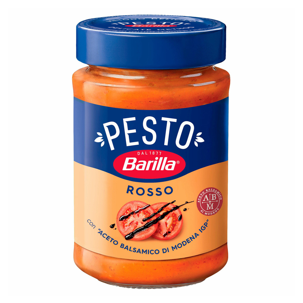 Соус Barilla Pesto Rosso с томатами и базиликом 200 г #1