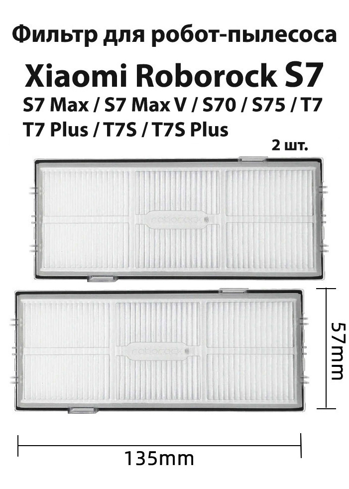 Xiaomi Roborock S7 Max V Ultra/ НЕРА Фильтр для робот - пылесоса Xiaomi S7/ Xiaomi Roborock S7 / Ксиоми #1