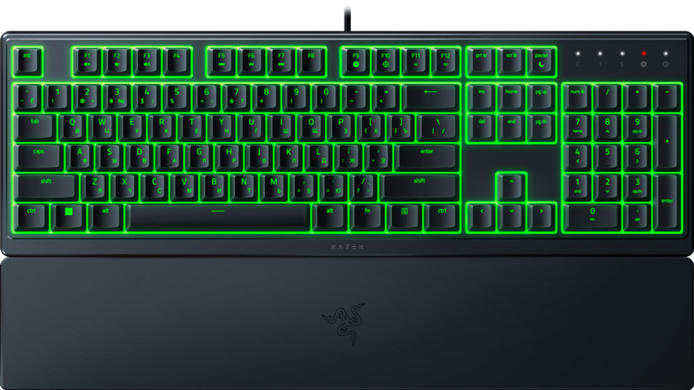 Игровая клавиатура Razer Ornata V3 X (Black) мембранные щелкающие переключатели, подсветка RGB Chroma, #1
