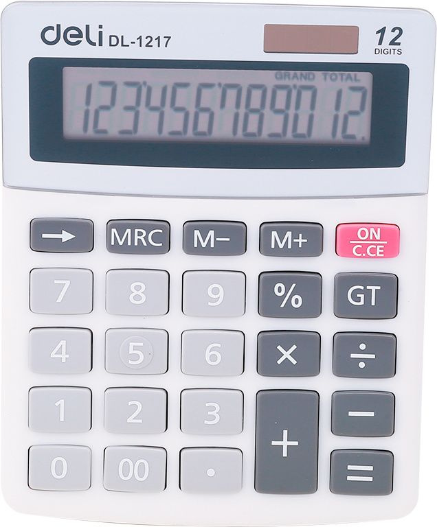 Калькулятор настольный Deli E1217 в ассортименте 12-разр. #1