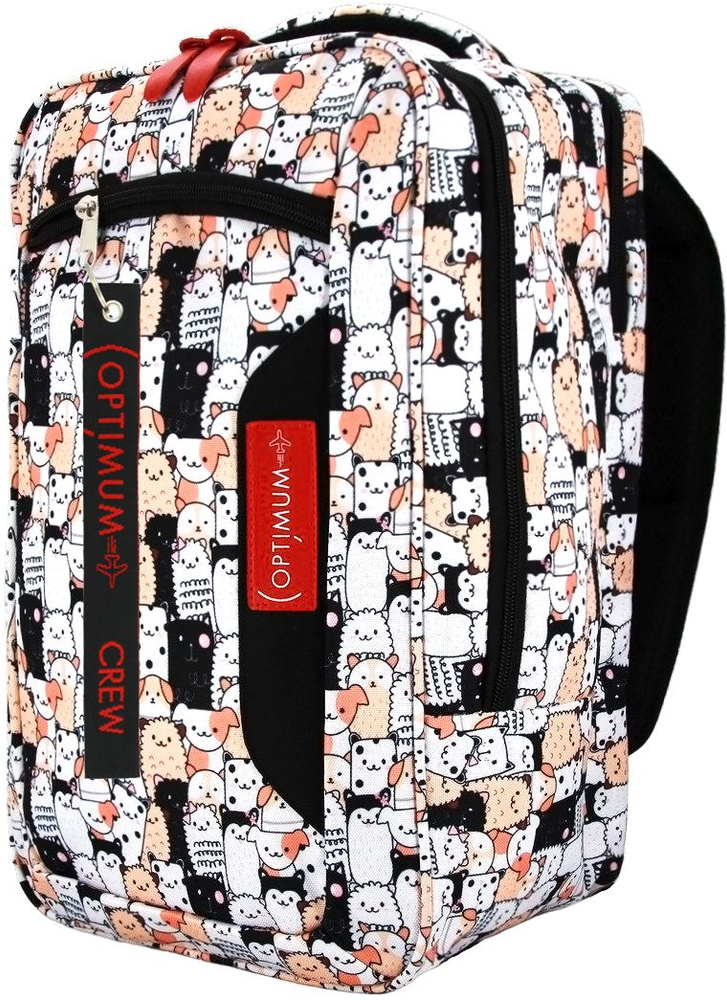 Рюкзак сумка чемодан для Райанэйр ручная кладь 40 20 25 см 20 литров Optimum Ryanair BL, собаки  #1