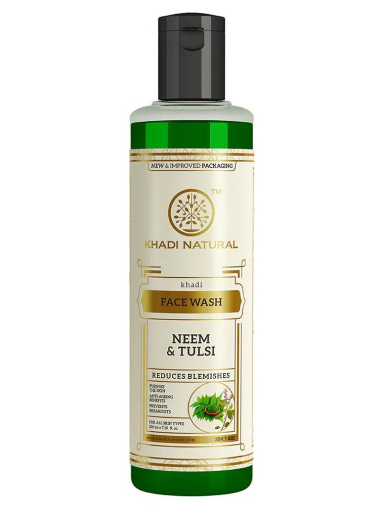 Khadi Natural Гель для умывания НИМ и ТУЛСИ, 210 мл #1