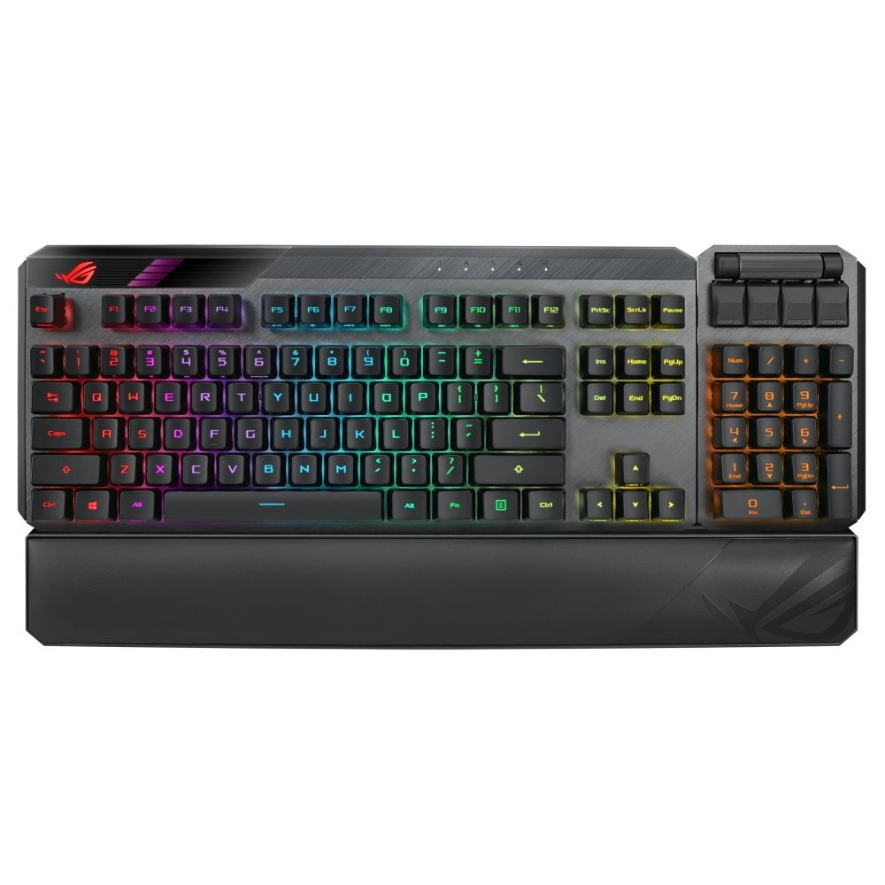 Игровая клавиатура беспроводная ASUS ROG II (2.4G/USB) ROG RX RED Optical-Mech, черная  #1