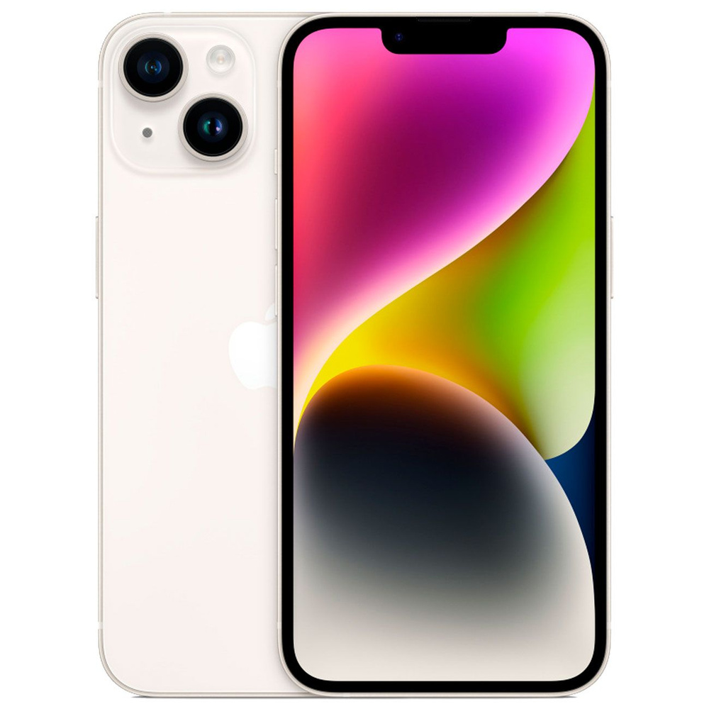 Apple Смартфон iPhone 14 A2649 eSIM+SIM 6/512 ГБ, белый #1