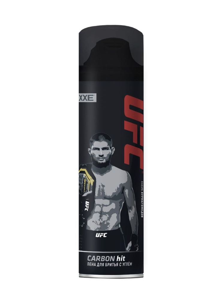 Пена для бритья EXXE UFC Carbon hit с углём, 200 мл #1