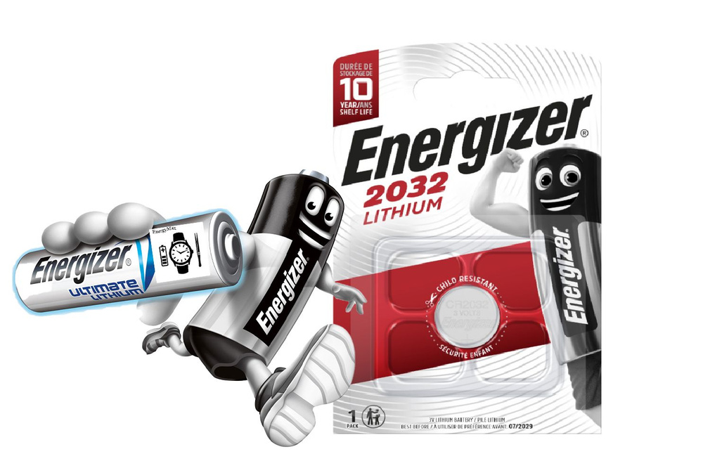 Energizer Батарейка CR2032, Литиевый тип, 3 В, 1 шт #1