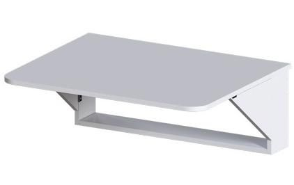 МФ ДЖАЗ Подвесной стол СО-4 Белый Откидной, 74х60х60 см #1