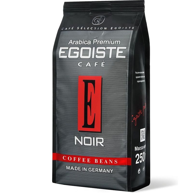 Кофе в зернах Egoiste Noir, арабика, 250 гр #1