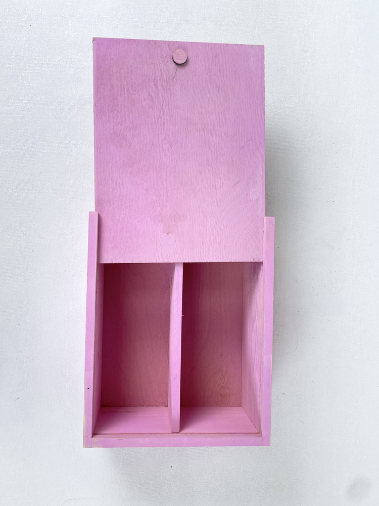 Деревянный ящик с выдвижной крышкой , для подарка, кашпо, хранение ...