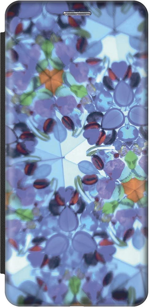 Чехол-книжка Узор калейдоскопа на Xiaomi Redmi 5A / Сяоми Редми 5А черный  #1