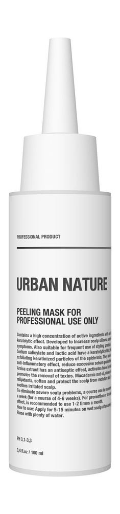 Маска-пилинг для глубокого очищения кожи головы и волос / 100 мл / Urban Nature Peeling Mask For Professional #1