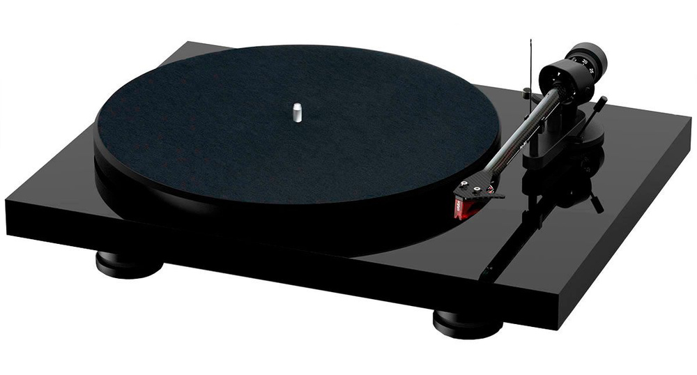 Виниловый проигрыватель Pro-Ject Debut Carbon EVO 2M Red черный глянцевый  #1