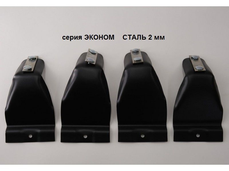 Комплект опор багажника для а/м. Шеви НИВА из стали 2мм / black  #1