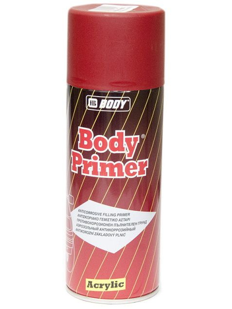 Грунт BODY Primer Spray красный, быстросохнущий, акриловый, аэрозоль 400 мл.  #1