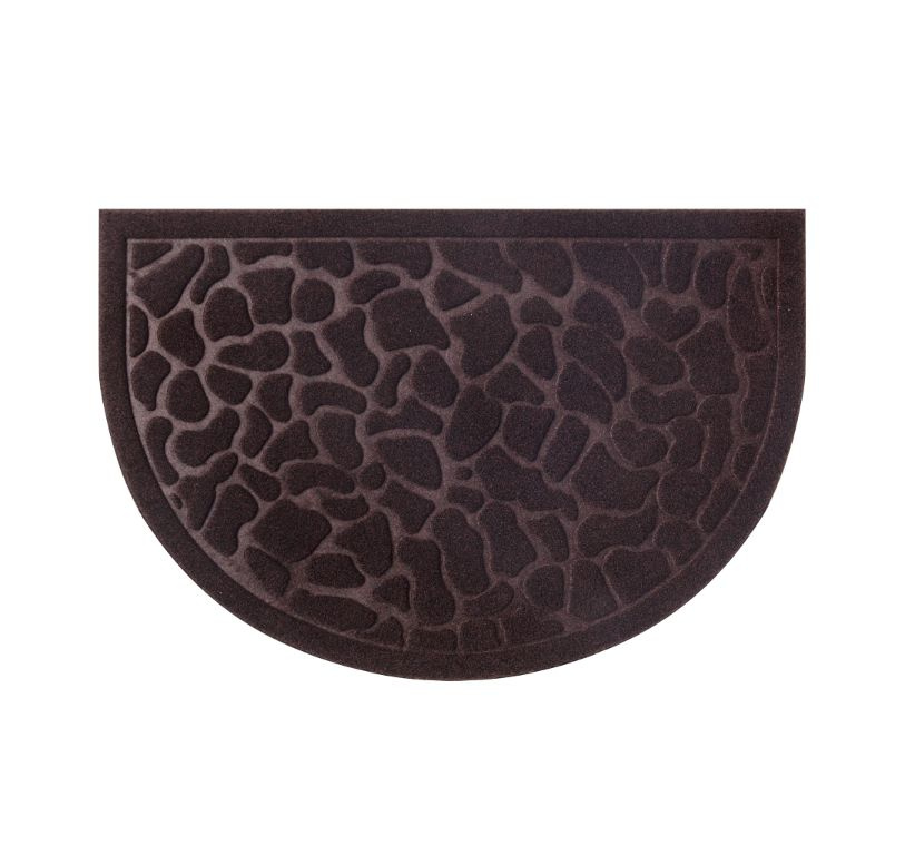 Коврик HR Lenzo 40x60 см резина цвет темно-коричневый #1
