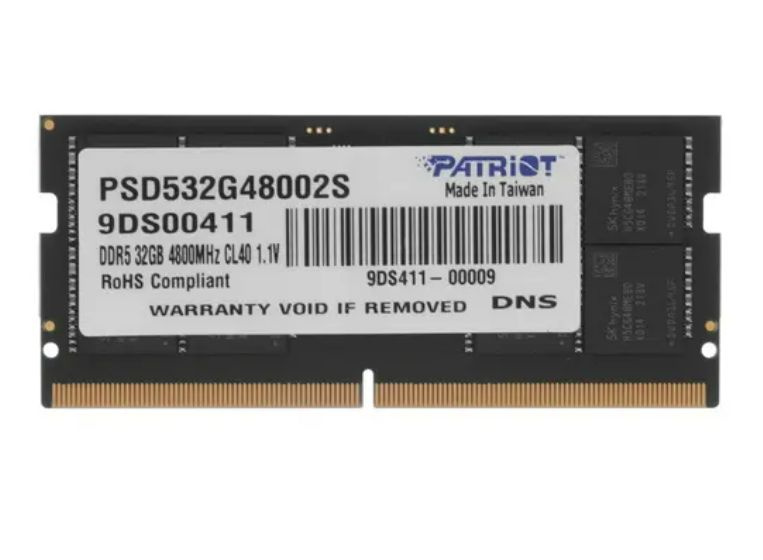 Patriot Memory Оперативная память Signature Line DDR5 4800 МГц 1x32 ГБ (PSD532G48002S)  #1