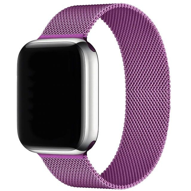 Ремешок VIDGES для Apple Watch миланская петля 38,40 мм фиолетовый  #1