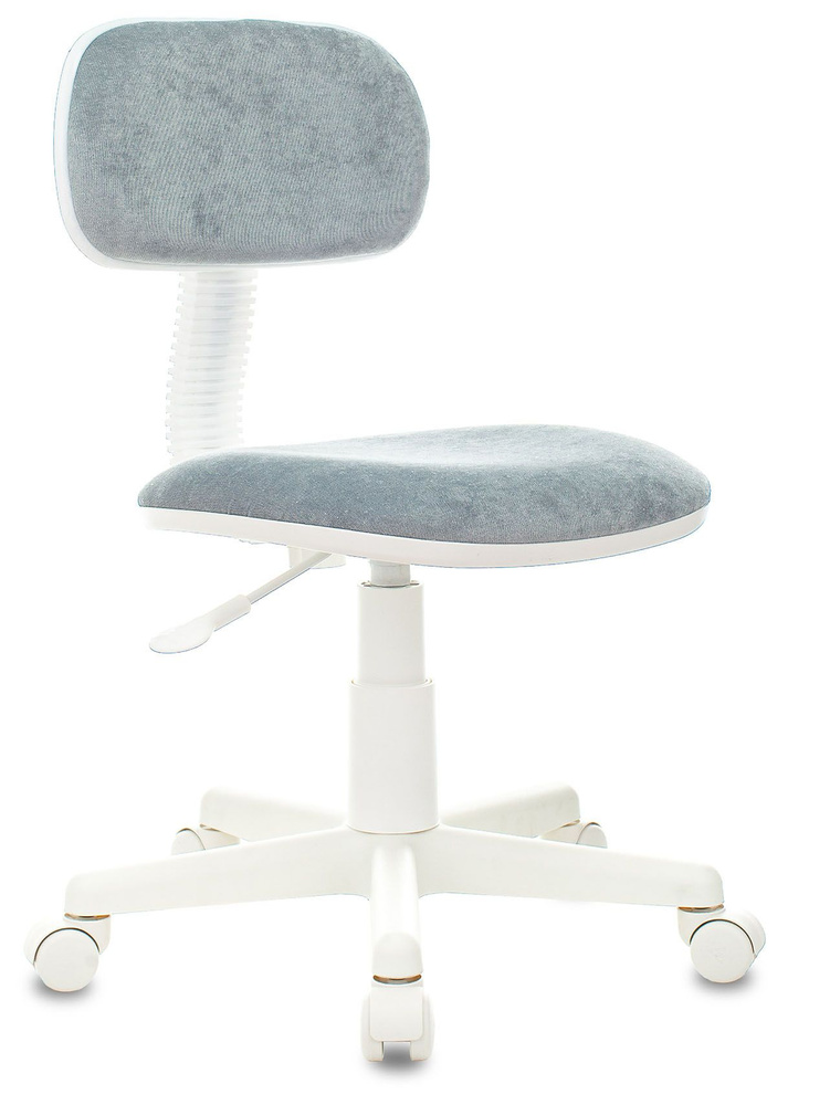 Кресло детское Бюрократ CH-W201NX/LT-28 серо-голубой, без подлокотников  #1