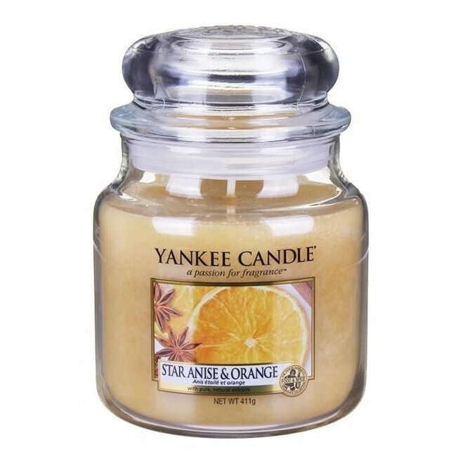 Yankee Candle Свеча ароматическая "Звездный Анис и Апельсин", 11 см х 12 см, 1 шт  #1