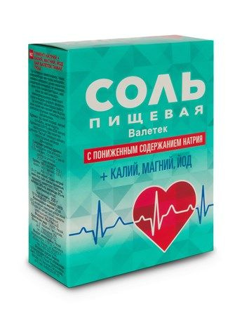 Соль Валетек с пониженным содержанием натрия, 350г, 6 шт #1