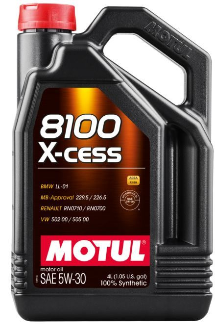 MOTUL 8100 X-CESS 5W-30 Масло моторное, Синтетическое, 4 л #1