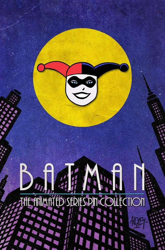 Металлический пин "Batman The Animated Series Harley Quinn" #1