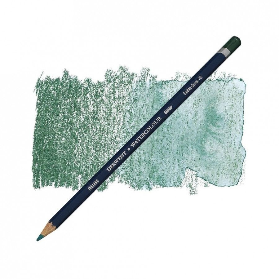 Карандаш акварельный Derwent "Watercolour" №43 Зеленый бутылочный  #1