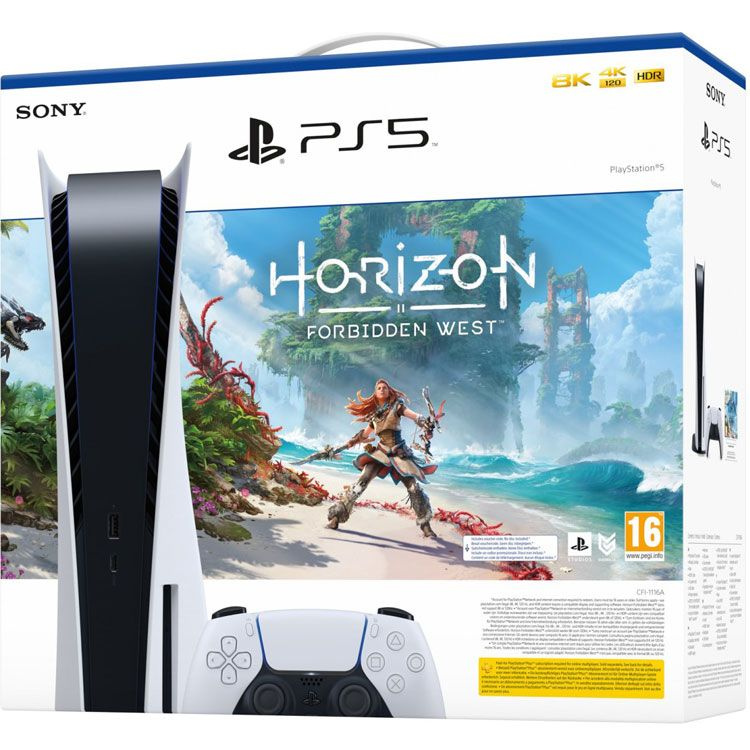 Игровая приставка Sony PlayStation 5 + Horizon II: Forbidden West. Товар уцененный  #1