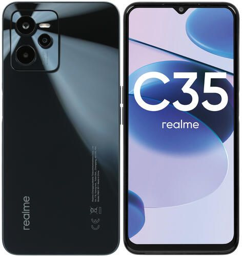 realme Смартфон C35 4/128 ГБ, черный #1
