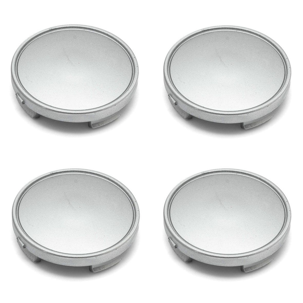 Колпачки на литые диски SKAD 56/51/10 мм комплект-4 шт /Заглушки ступицы СКАД D-50 серебристые пластиковые #1