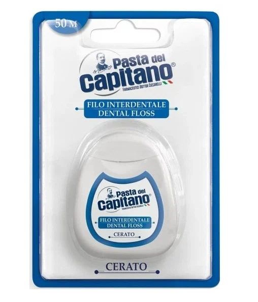Pasta Del Capitano Dental Floss Cerato Зубная нить 50 м #1