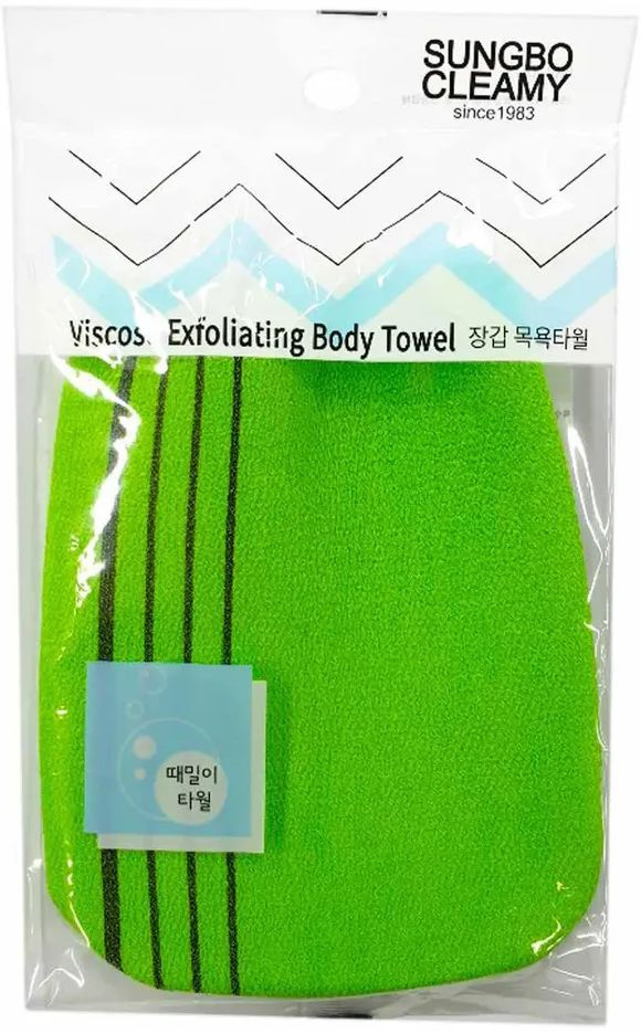 Мочалка-варежка для душа Sung Bo Cleamy Viscose Glove Bath Towel #1