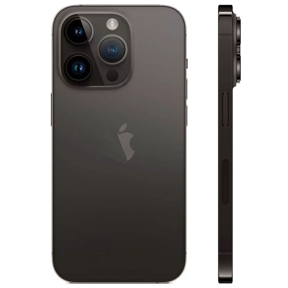 Муляж iPhone 14 Pro Max Space Black / Макет-копия смартфона Айфон 14 Про  Макс черный космос / Образец для витрины Apple iPhone 14 Pro Max черный